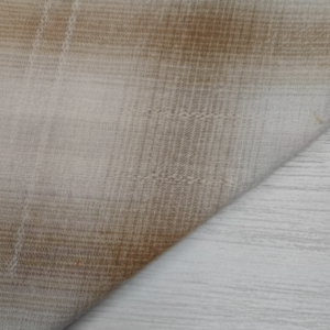 Tela de Algodón Americano - Cuadros Difuminados Beige (Ancho 1,10m)