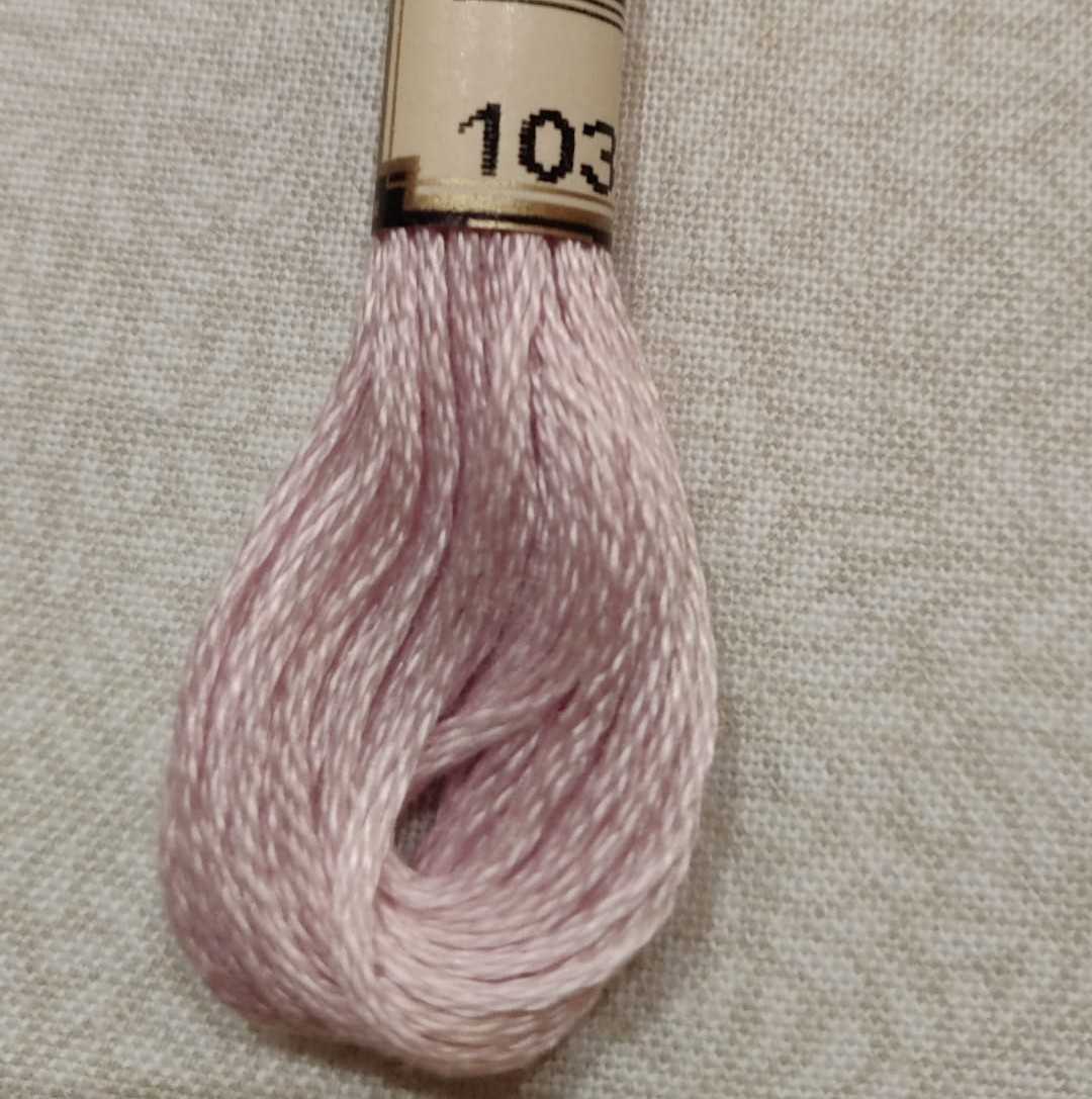 Hilo Anchor Mouline 103 - Rosa Malva Muy Claro 8 metros