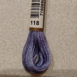 Hilo Anchor Mouline 118 - Azul Malva Medio 8 metros