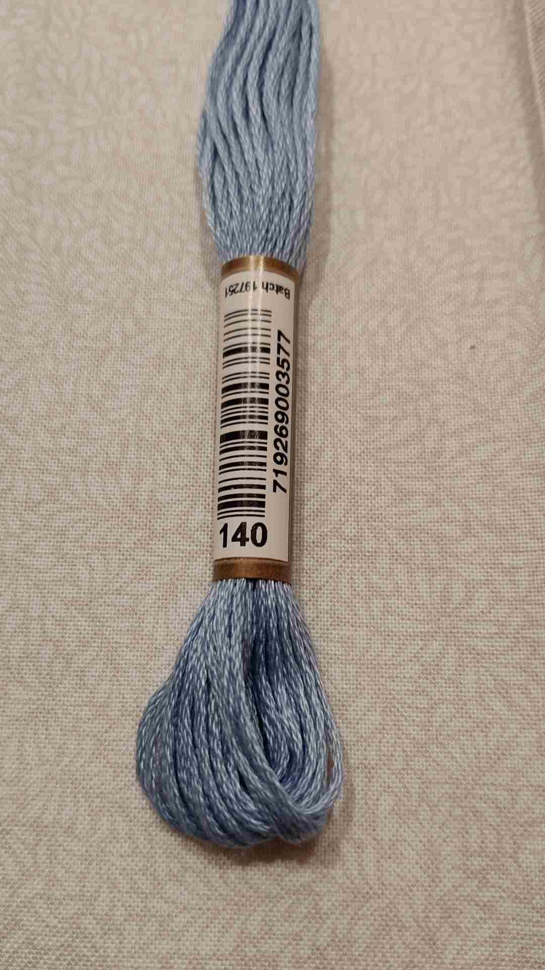 Hilo Anchor Mouline 140 - Azul Lavanda Suave