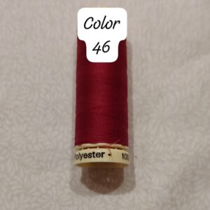 Hilo Gütermann Cosetodo 100m - Color 46 (Rojo Burdeos)