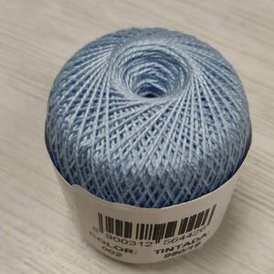 Hilo Algodón Egipcio Rosas Crafts Nº5 - Color 002 (Azul Celeste)