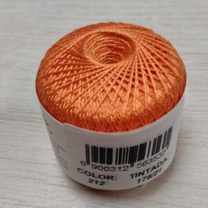 Hilo Perlé Rosas Crafts - Algodón Egipcio 100% color 202