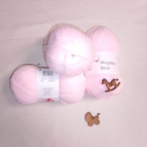 Lana Mogollón Bebé - Color 143 rosa (50g)