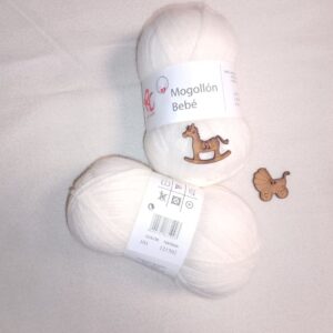 Lana Mogollón Bebé - Color 101 beige(50g)