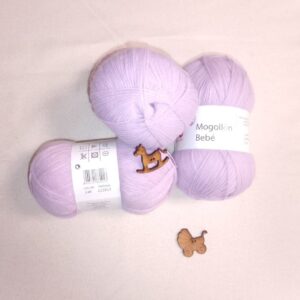 Lana Mogollón Bebé - Color 140 lila (50g)
