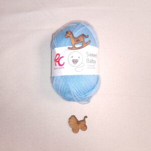 Lana Rosas Crafts Sweet Baby - Color 434 azul claro