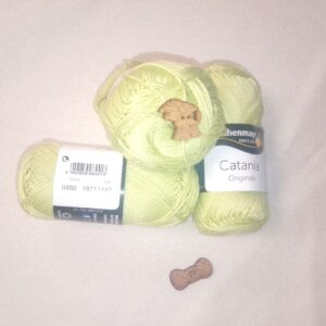 Algodón Catania de Schachenmayr (50g) - 100% Algodón Mercerizado color 0392 verde claro