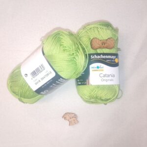 Algodón Catania de Schachenmayr (50g) - 100% Algodón Mercerizado color 0418 verde lima