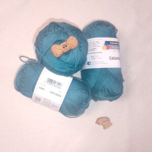 Algodón Catania de Schachenmayr (50g) - 100% Algodón Mercerizado color 0391 azul petroleo