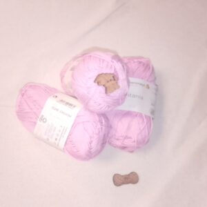 Algodón Catania de Schachenmayr (50g) - 100% Algodón Mercerizado color 00246 rosa claro