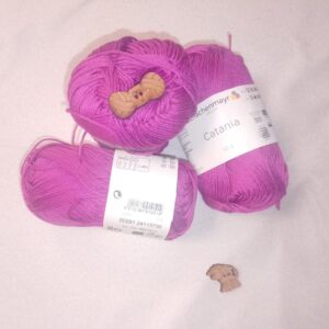 Algodón Catania de Schachenmayr (50g) - 100% Algodón Mercerizado color 00251 magenta