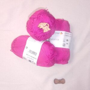 Algodón Catania de Schachenmayr (50g) - 100% Algodón Mercerizado color 00114 rosa fucsia