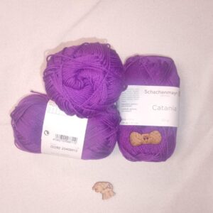 Algodón Catania de Schachenmayr (50g) - 100% Algodón Mercerizado color 00282 morado