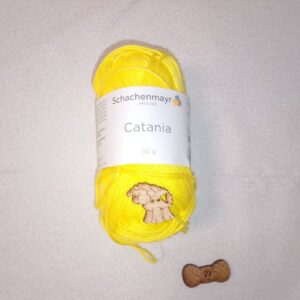 Algodón Catania de Schachenmayr (50g) - 100% Algodón Mercerizado color 00280 amarillo
