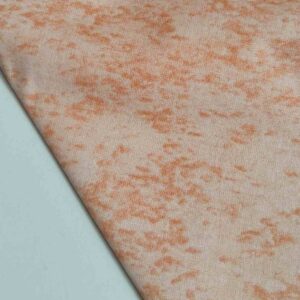 Tela de Algodón Estampado Marmolado - Color Coral Ancho 140cm