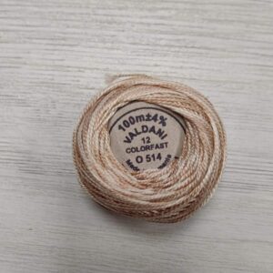 Hilo Valdani Perlé Tamaño 12 - Color O514 (Camel)