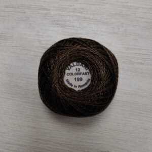 Hilo Valdani Perlé Tamaño 12 - Color 199 (Nostalgic Espresso)