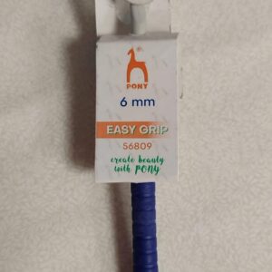 Aguja de Ganchillo Pony Easy Grip - 6 mm (Mango Ergonómico)