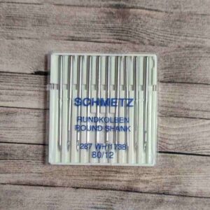 Agujas Schmetz 287 WH / 1738 - Talón Redondo (Grosor 80/12)