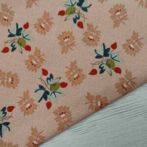 Tela de Algodón Americano · Colección Autumn Harvest · Bellotas y Hojas Ancho 110cm