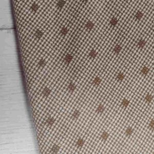 Tela Japonesa de Algodón con Textura - Cuadros Camel Ancho 110cm