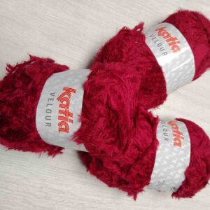 Lana Katia Velour - Lana Efecto Pelo Suave tres madejas