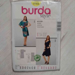 Patrón Burda Style 7515 - Vestido de Verano (Nivel Muy Fácil)
