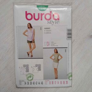 Patrón Burda Style 7518: Blusa y Camiseta de Verano