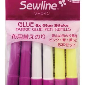 Bonus Pack 6 Recambios Bolígrafo Pegamento Sewline - Surtido Colores