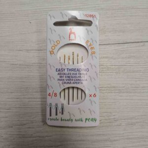 Agujas Ciegas de Enhebrado Fácil Pony (Pack de 6 unidades)
