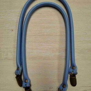 Asas para Bolso de Polipiel Azul Cielo con Cierre de Clip (60 cm)