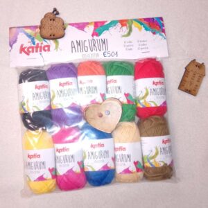 Katia Amigurumi - Pack 10 Ovillos Algodón 100% (Surtido ES01)