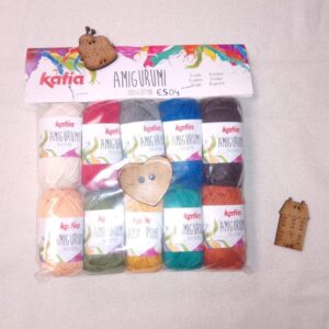 Katia Amigurumi - Pack 10 Ovillos Algodón 100% (Surtido ES04)