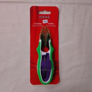 Cortahilos Ergonómico Ideas Costura con Capuchón y Cordón Color Verde
