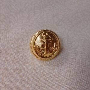 Botón Metálico Dorado Ancla Marinero (Varios Tamaños) 28
