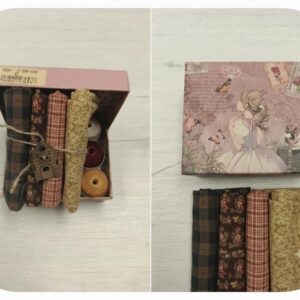 Pack Premium de Telas Japonesas para Patchwork – Set Regalo en Caja Colección Vintage