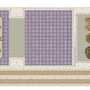 Panel de Tela para Confeccionar bolso – Colección Muñecas Country