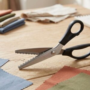 Tijeras de Ondas para Costura y Patchwork – Hojas  Onduladas (Longitud Profesional)
