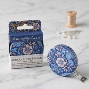 Cinta Métrica Retráctil de Costura (150 cm / 60") – Estampado Floral Vintage (Colección Hobby Gift)