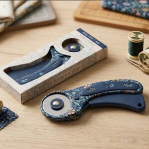 Cortador Rotativo para Tela (45 mm) – Estampado Floral Vintage (Colección Hobby Gift)